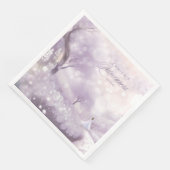 Serviette En Papier Fairytale Princess V2 Quinceanera Lavender ID1030 (Coin)