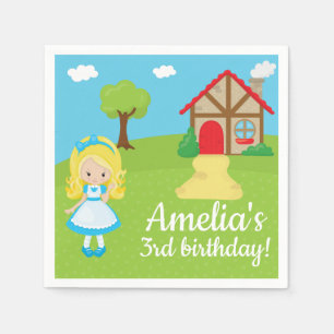 Serviette En Papier Fairytale Stordilock et Three Bears