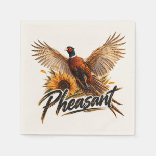Serviette En Papier Faisan