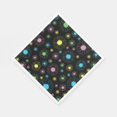 Serviette En Papier Faisceaux colorés (Coin)