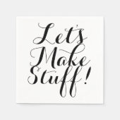 Serviette En Papier Faisons des trucs ・ Fête de l'artisanat (Devant)