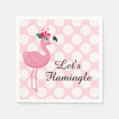 Serviette En Papier Faisons flamingle... (Devant)