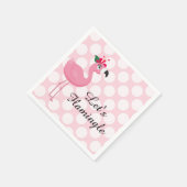 Serviette En Papier Faisons flamingle... (Coin)