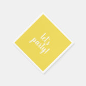 Serviette En Papier Faisons la fête. (Coin)