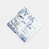 Serviette En Papier Faisons l'anniversaire par-thé pour les enfants (Coin)