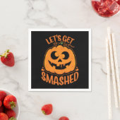 Serviette En Papier Faisons tomber Tipsy Halloween Jack-O’-Lantern (En situation)