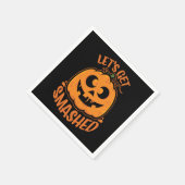 Serviette En Papier Faisons tomber Tipsy Halloween Jack-O’-Lantern (Coin)