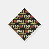Serviette En Papier Fait En 1965 60e Anniversaire (Coin)