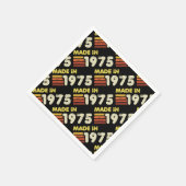 Serviette En Papier Fait En 1975 50e Anniversaire (Coin)
