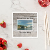 Serviette En Papier Faites votre propre bienvenue à Home Home (En situation)