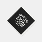 Serviette En Papier Faith and Happiness – Joy and Gladness Quotes (Coin)