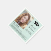 Serviette En Papier Faits amusants Script photo Mint Graduation (Coin)