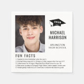 Serviette En Papier Faits amusants simples Peignoirs de graduation pho (Devant)