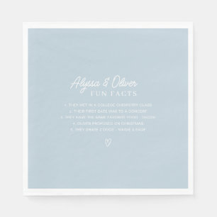Serviette En Papier Faits amusants sur le Mariage couple