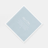 Serviette En Papier Faits amusants sur le Mariage couple (Coin)