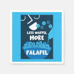 Serviette En Papier Falafel Moyen-Orient Street Food