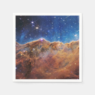 Serviette En Papier Falaises cosmiques dans la Nebula de la Carina