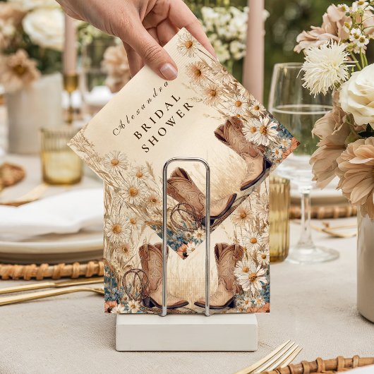 Serviette En Papier Fall Country Floral Bridal Shower