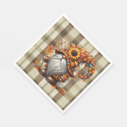 Serviette En Papier Fall Gnome  (Coin)