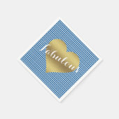 Serviette En Papier Fall In Love Kitsch Mariage campagnard Party (Coin)