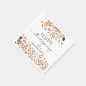 Serviette En Papier Fall Leaves Thanksgiving Dinner Paper Napkin (Coin)