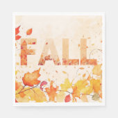 Serviette En Papier Fall Lovers Autumn Forest Leaves Branches (Devant)