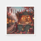 Serviette En Papier Fall Whimsigoth Enchanted Fayre Découpage (Devant)