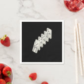 Serviette En Papier Falling Dominoes Carreaux Puzzler Jeu Jouer Cadeau (En situation)
