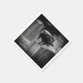 Serviette En Papier Falln Cemetery Crow (Coin)