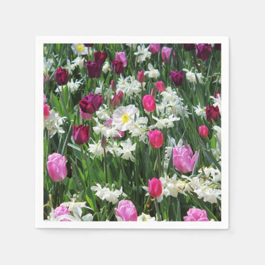 Serviette En Papier Falln Romantique Printemps matin (Devant)