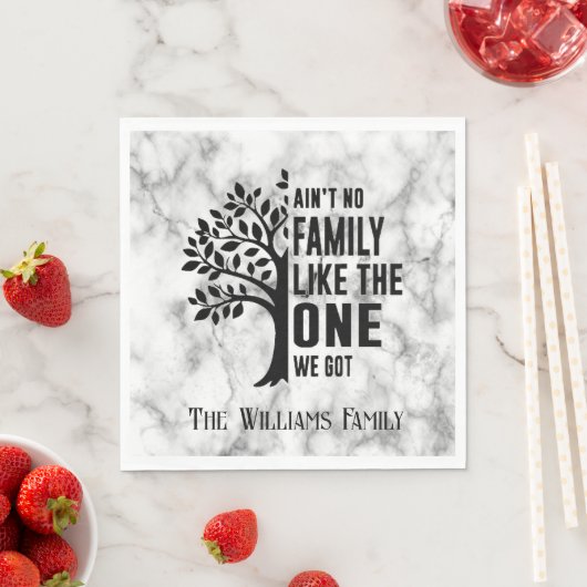 Serviette En Papier Famille (En situation)