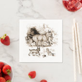 Serviette En Papier Famille Bobcat (En situation)