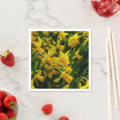 Serviette En Papier Famille De Daffodils (En situation)