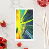 Serviette En Papier Famille de dauphins sous le soleil (En situation)