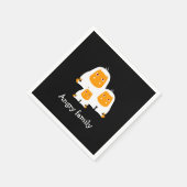 Serviette En Papier Famille en colère Singes design T-Shirt Bain Mat (Coin)