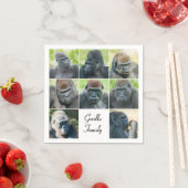 Serviette En Papier Famille Gorilla (En situation)
