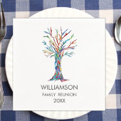 Serviette En Papier Family Reunion ArArArArArArArArArArArArbre Familia