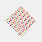 Serviette En Papier Fancy Cupcakes Anniversaire (Coin)