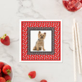 Serviette En Papier Fancy Dog's Birthday Party Ajouter photo de animal (En situation)