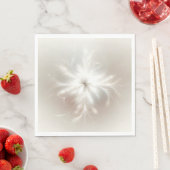 Serviette En Papier Fancy Fractal Snowflakes (En situation)