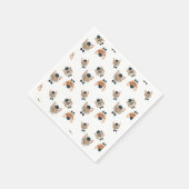 Serviette En Papier Fantastique Chats I (Coin)