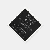 Serviette En Papier Fantastique Mariage Pandémique En Conséquence Nous (Coin)