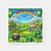 Serviette En Papier Fantastique St Patick's Day Landscape Party (Devant)