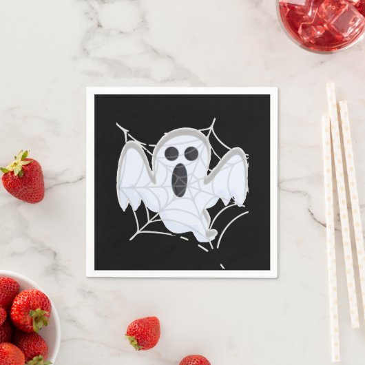 Serviette En Papier Fantôme dans la toile d'araignée (En situation)