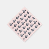 Serviette En Papier fantôme de feuille de lit (Coin)