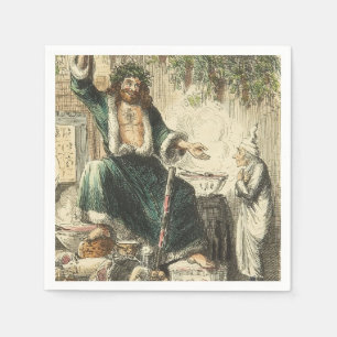 Serviette En Papier Fantôme de Noël présent