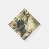 Serviette En Papier Fantôme de Noël présent (Coin)