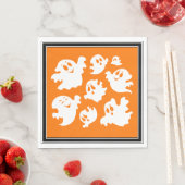 Serviette En Papier Fantôme d'Halloween (En situation)