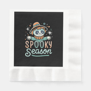 Serviette En Papier fantôme drôle avec des chapeaux, saison effrayante