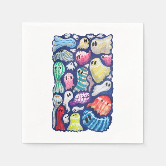 Serviette En Papier Fantômes inclusifs (Devant)